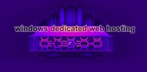 windows dedicated web hosting